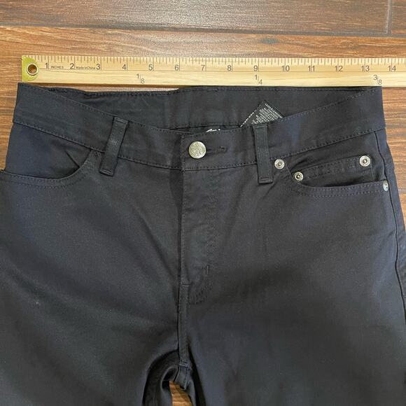 Harley-Davidson Black Bootcut‎ Jeans Womens 2 Straight Leg Biker Babe Motorcycle - Picture 3 of 7